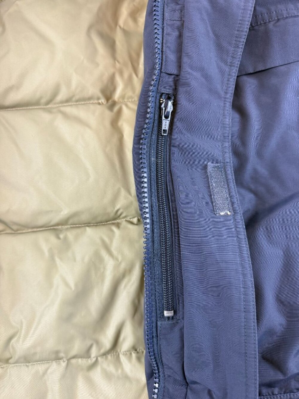 Eddie Bauer Goose Down Parka Jacket Winter Coat Navy Mens XL - Picture 5 of 14